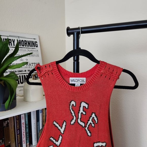 Wildfox Muscle Graphic Tank Sweater - Picture 4 of 6